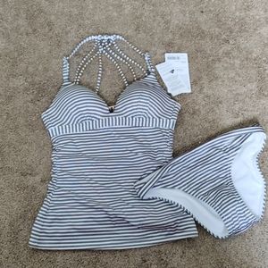 NWT 2 piece Athlete bathing suit